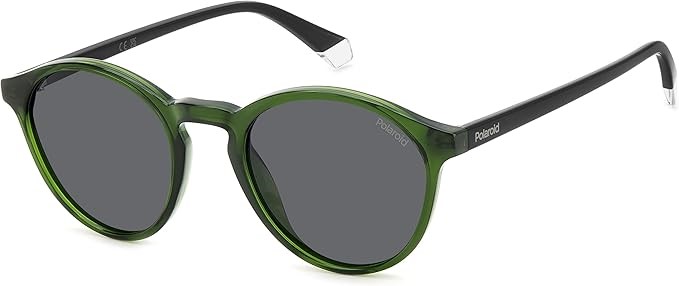 POLAROID EYEWEAR Men's PLD 4153/S Sunglasses, Green, 50 mm. Buyers Note -