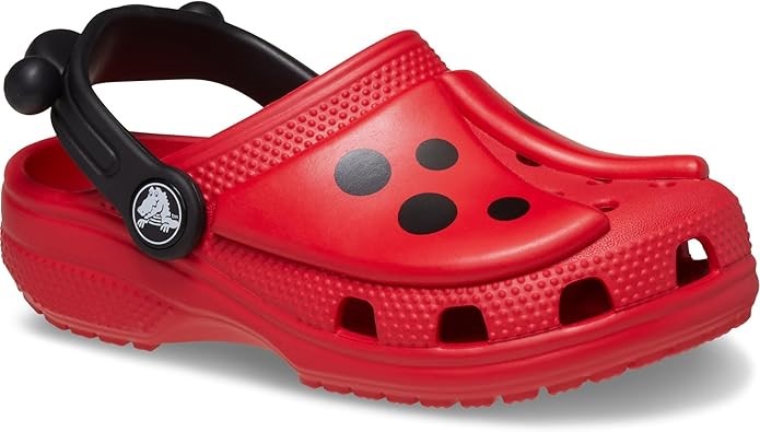 CROCS Kids Classic I AM Clog, Size Toddler/ USC5/EU20-21, Ladybug, 210016.
