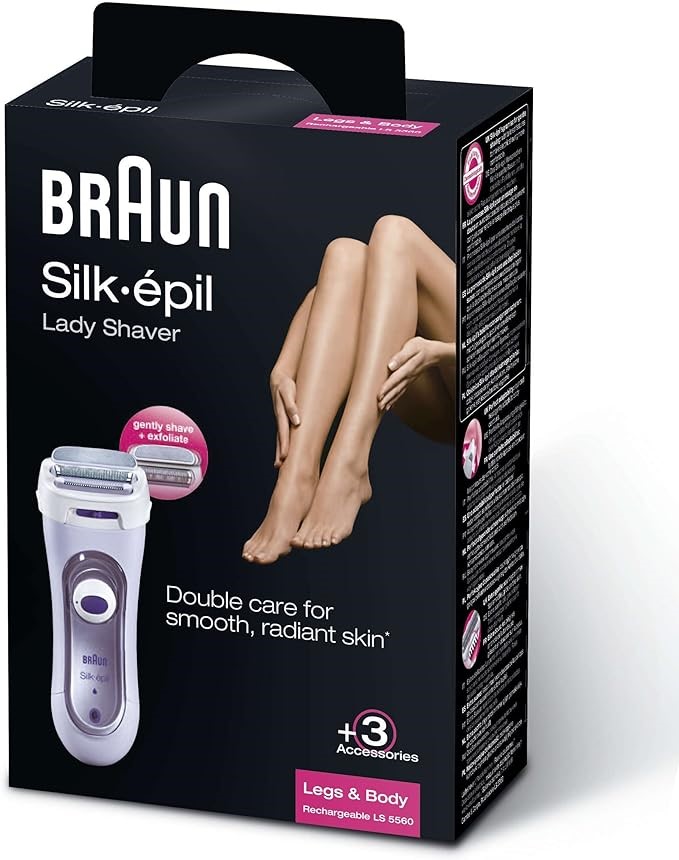 BRAUN LS5560 Silk-Epil 3-in-1 Lady Shaver.