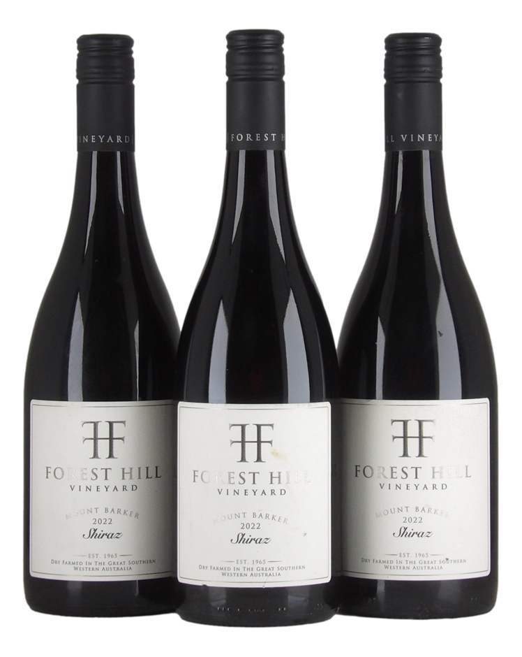 Forest Hill Vineyard Estate Shiraz 2022 (3x 750mL), WA.