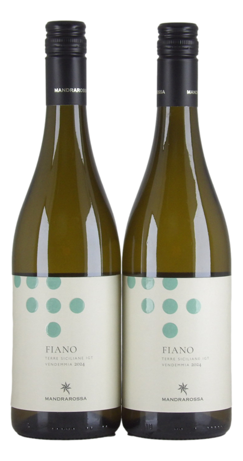 Mandrarossa Fiano 2024 (2x 750mL), Italy.