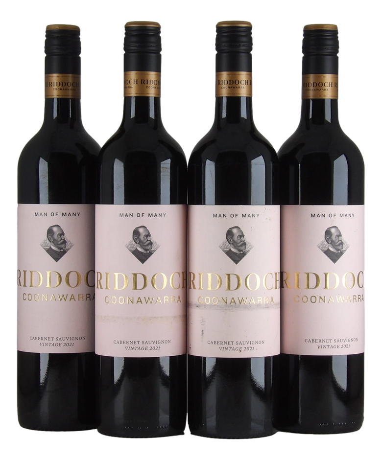 Riddoch Cabernet Sauvignon 2021 (4x 750mL), Coonawarra.