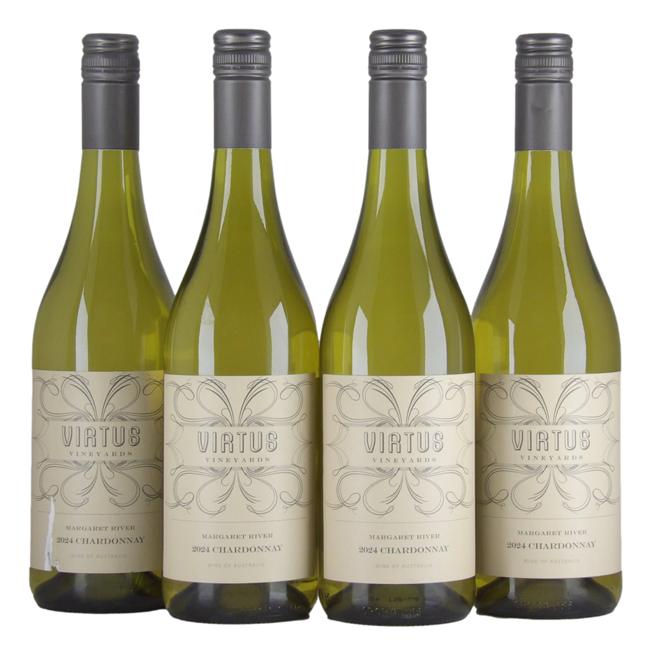 Virtus Vineyards Chardonnay 2024 (4x 750mL), WA.