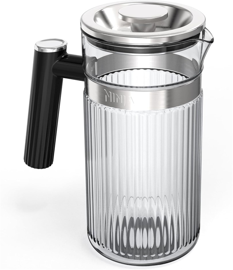 NINJA Luxe Café Shareable Pitcher, 825 ml Capacity, Clear/Black. NB: Handle