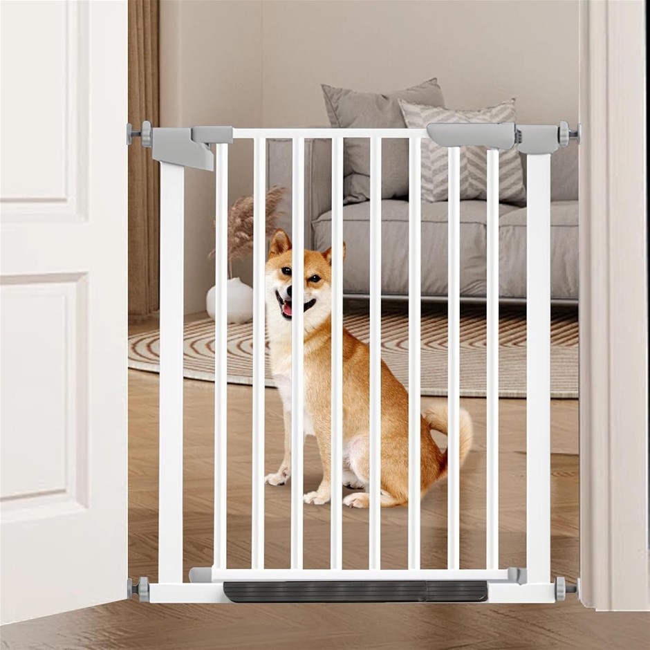 PHUGIS Easy Install 30"(76cm) High Walk Thru Baby Gates, Fits Space Between