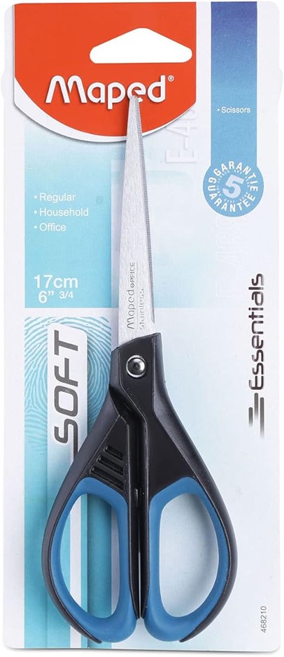 15 X MAPED  Essentials Soft Scissors 17Cm, 468210
