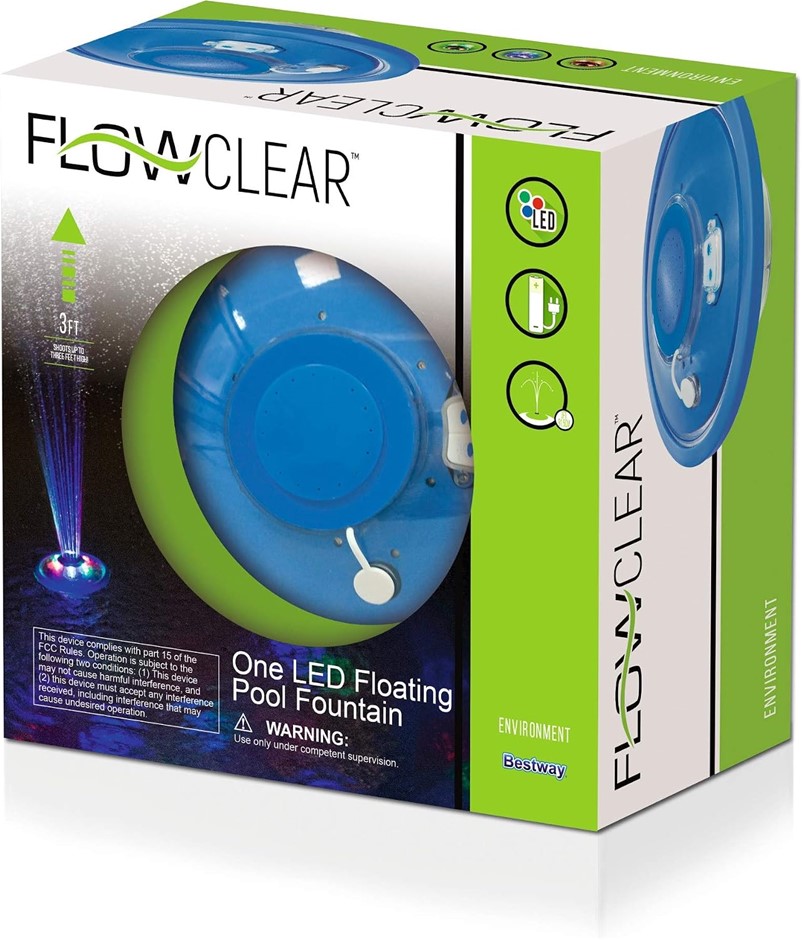 FLOWCLEAR LED Floating Pool Fountain