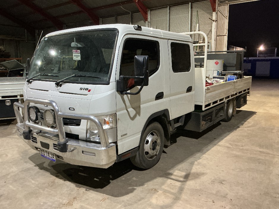2021 FUSO Mitsubishi Canter 918S Crew Cab   4x2 Tray Truck