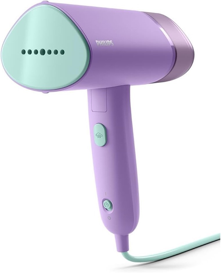 PHILLIPS 3000 Series Handheld Steamer, Purple. NB: minor use