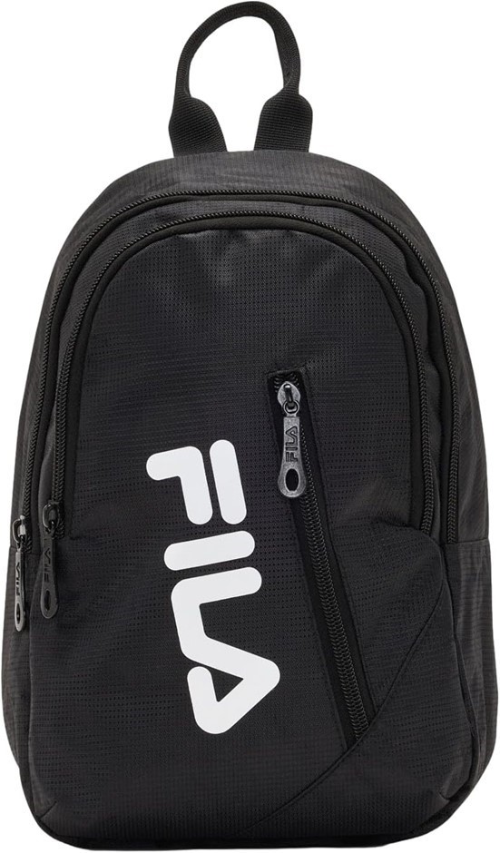 FILA Unisex Sling Bag with Adjustable Strap, Black, One Size, LWL23245. Bu