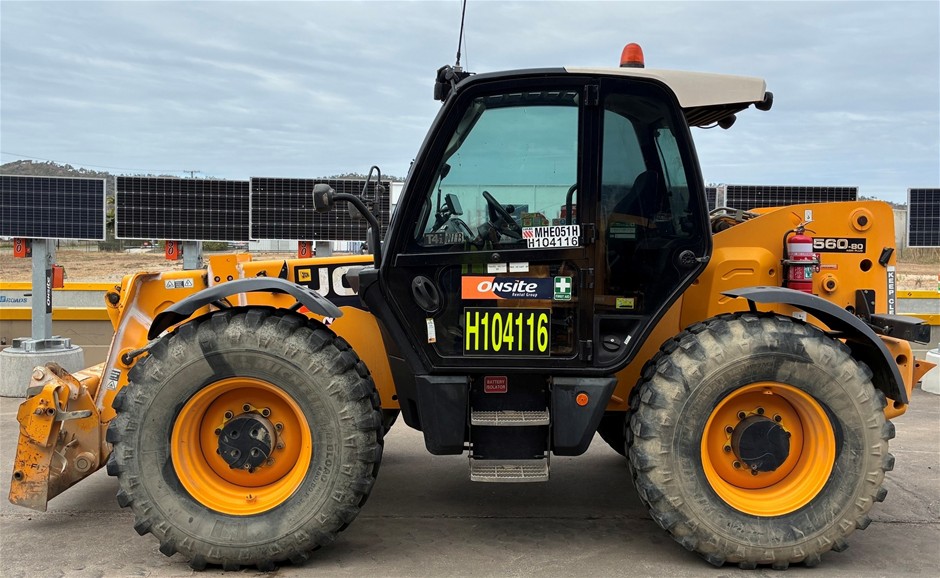 2016 JCB 560-80 Telehandler - 5.5t (8.0m) - Diesel - Crane LMS - Townsville
