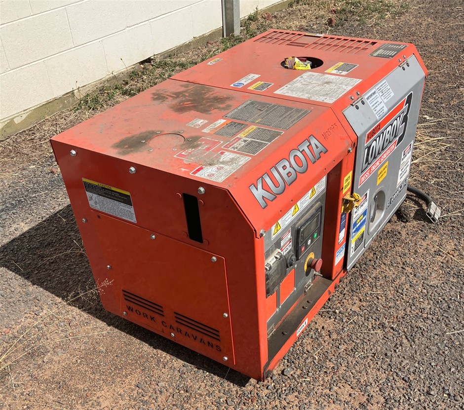 Kubota GL6000 Generator - Diesel - 6.0kva - Moranbah