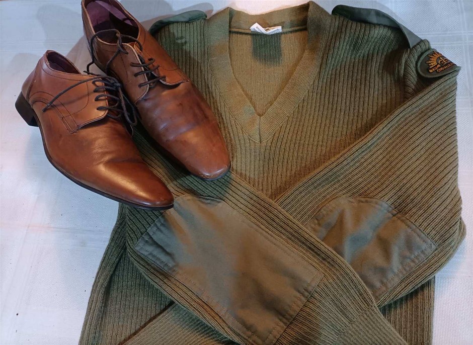 Original Shoes Next 10 and Army Shirt 95-105cm Minor Use . Used