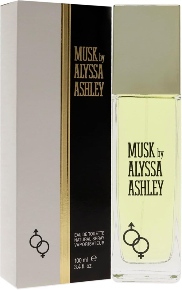 ALYSSA ASHLEY Musk Eau De Toilette Spray For Women, 100ml.