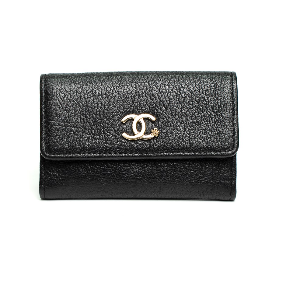 Chanel compact flap wallet