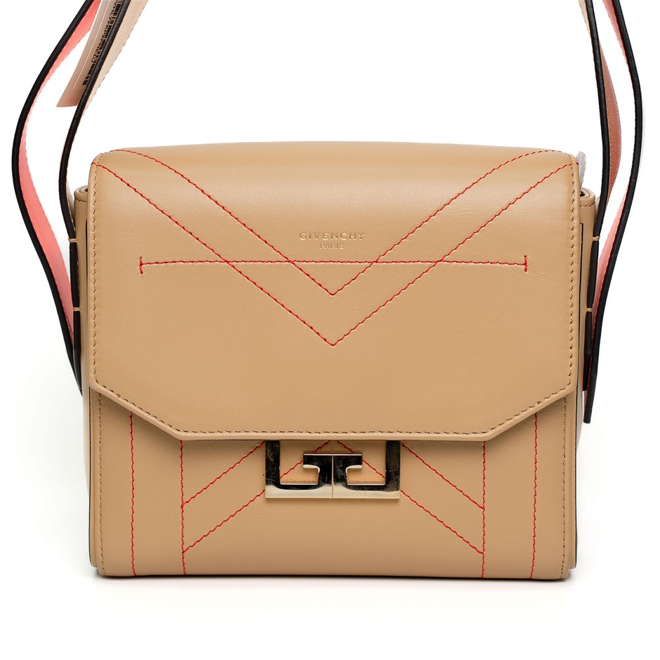 Givenchy Eden Mini Beige Leather Shoulder Bag