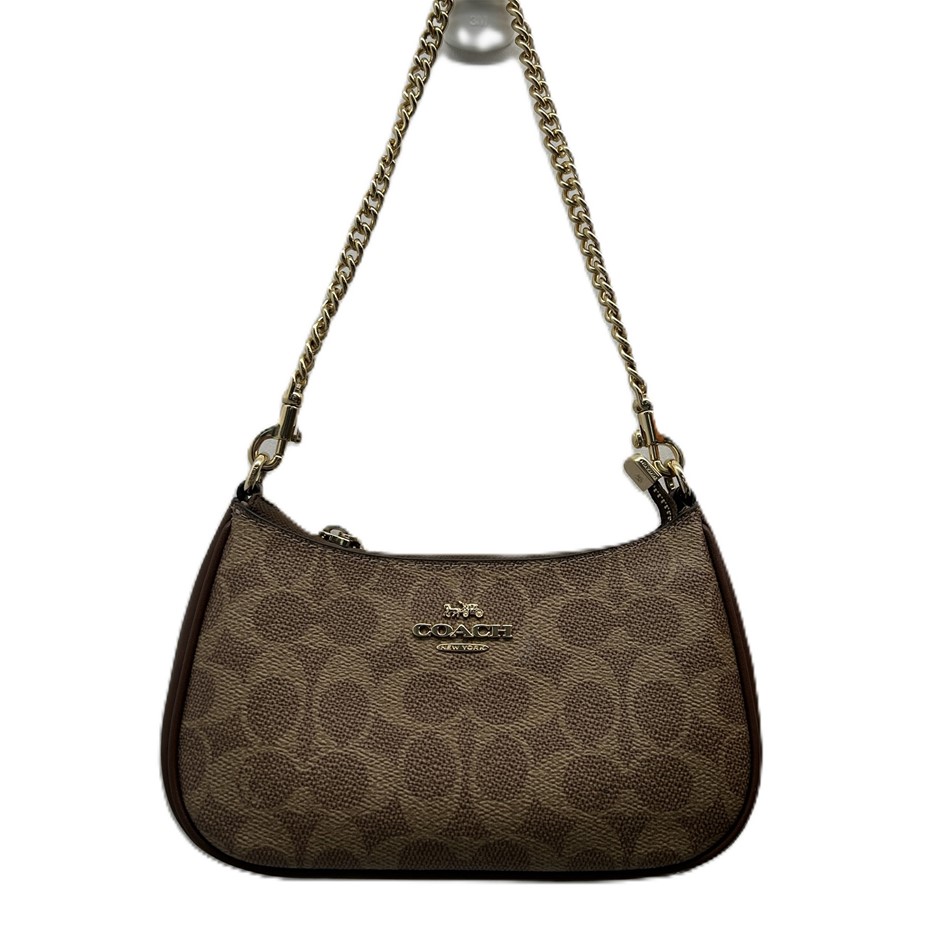 Coach Signature Canvas Mini Shoulder Bag