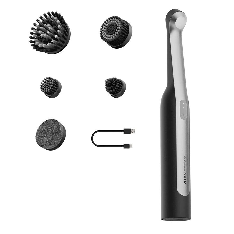HOTO Wand Cordless Spin Scrubber QWQJA07. NB: Carry bag is missing.