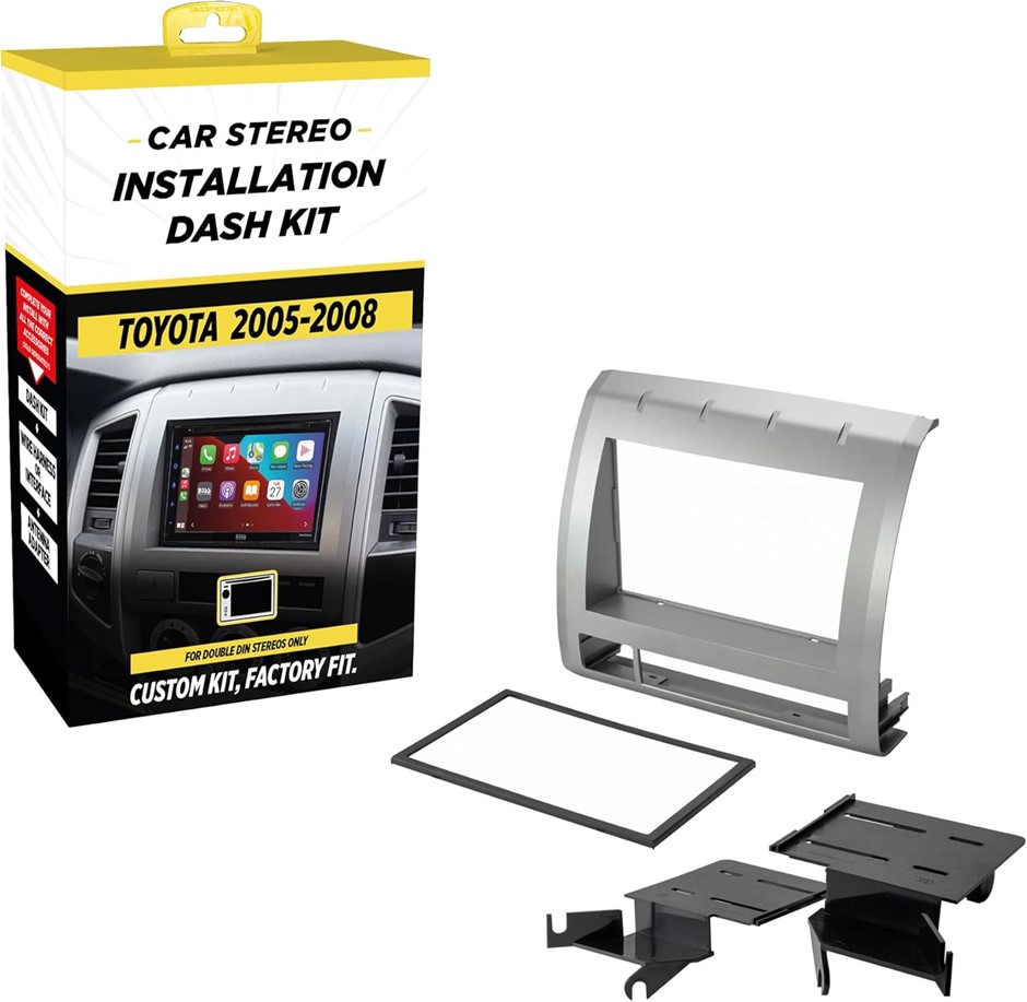 SCOSCHE TA2053B Car Stereo Complete Basic Installation Double DIN Dash Kit