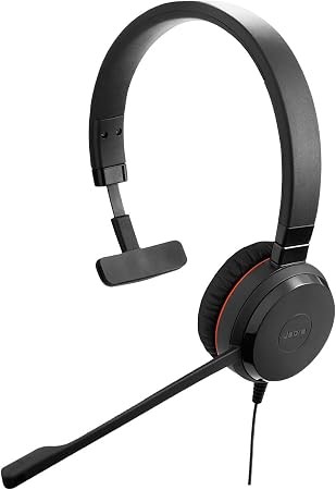 Jabra Evolve 30 II Wired Headset - USB + 3.5mm Jack - Advanced Chipset with