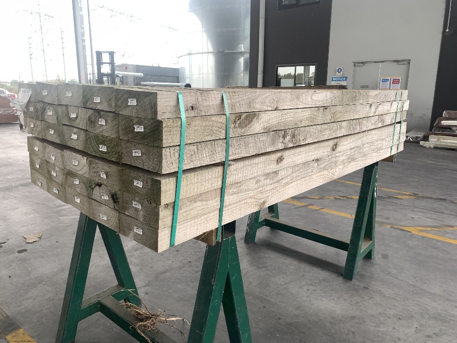 30 x Treated Pine Sleeper 200mm x 75mm x 2.4m