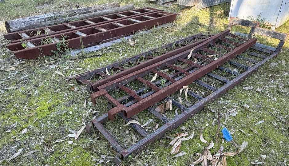 3x Steel Laoding Ramps Three Sets