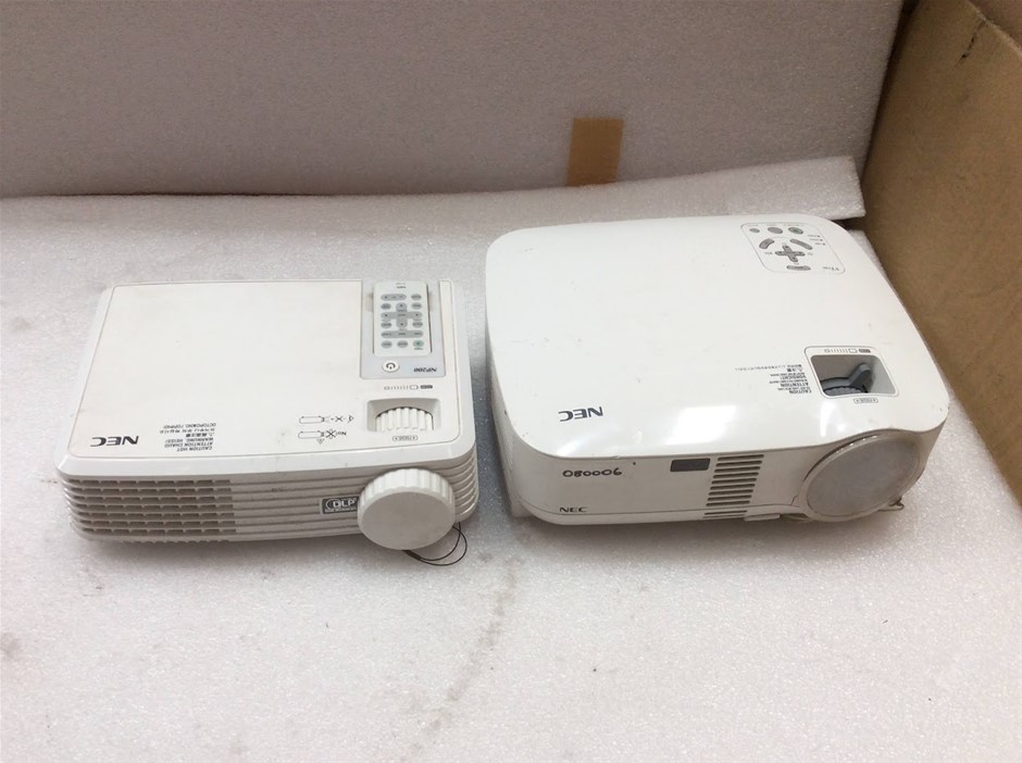 NEC VT590 and NP200 LCD Projector (Lot of 2)