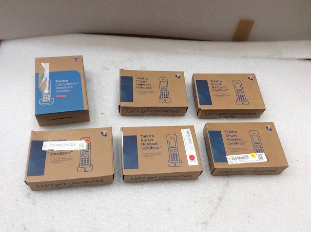 Telstra TCG-301 M3 Guardian Handset&TSH-C Smart Handset Cordless (Lot of 6)