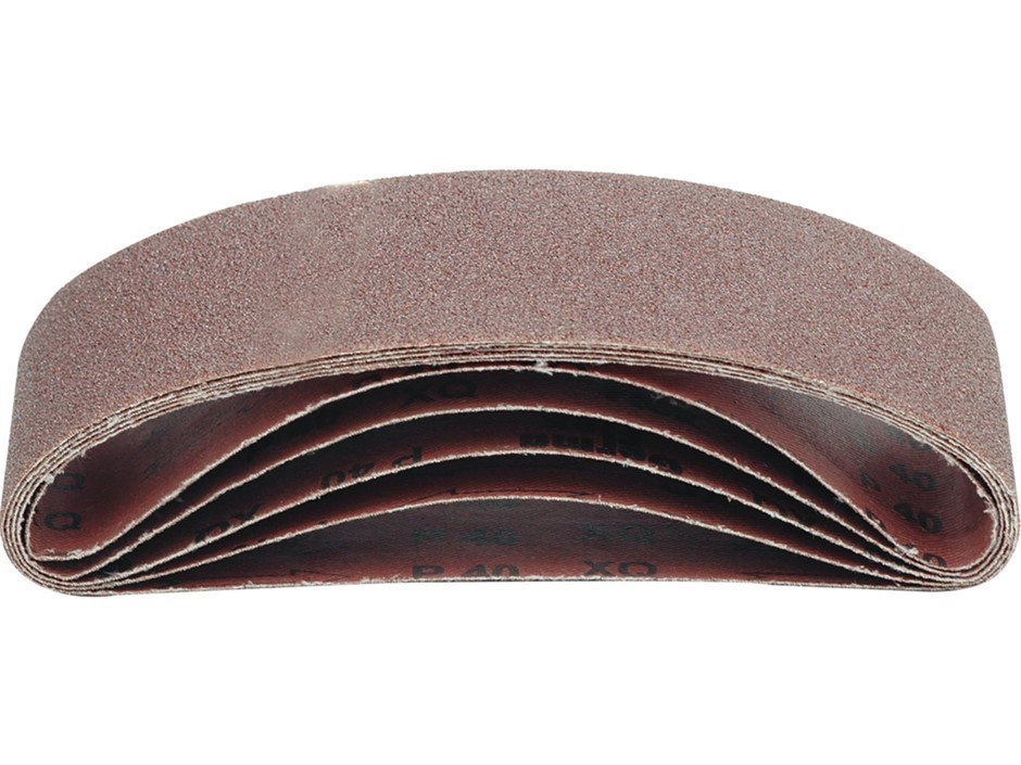 3 Packs of 5 x VOREL Sanding Belts, 75x533 mm, P60.