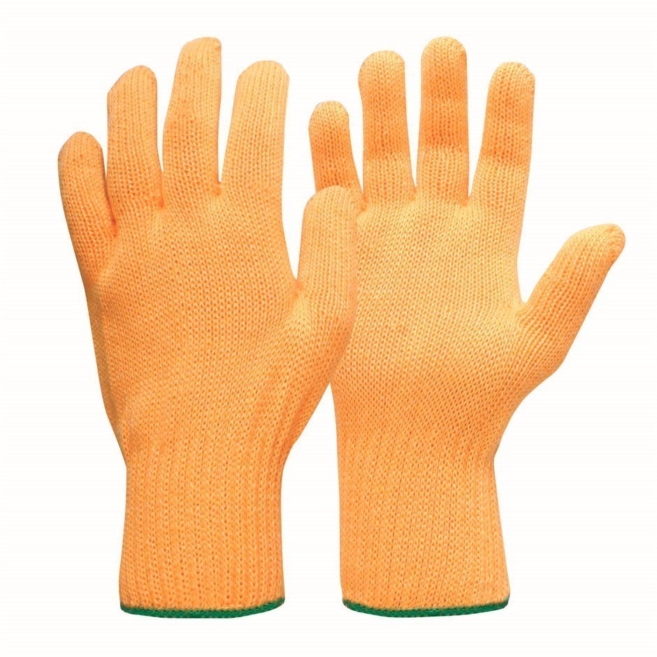 48 x Pairs Knitted Industrial Gloves, Size L, Polyester/Acrylic.
