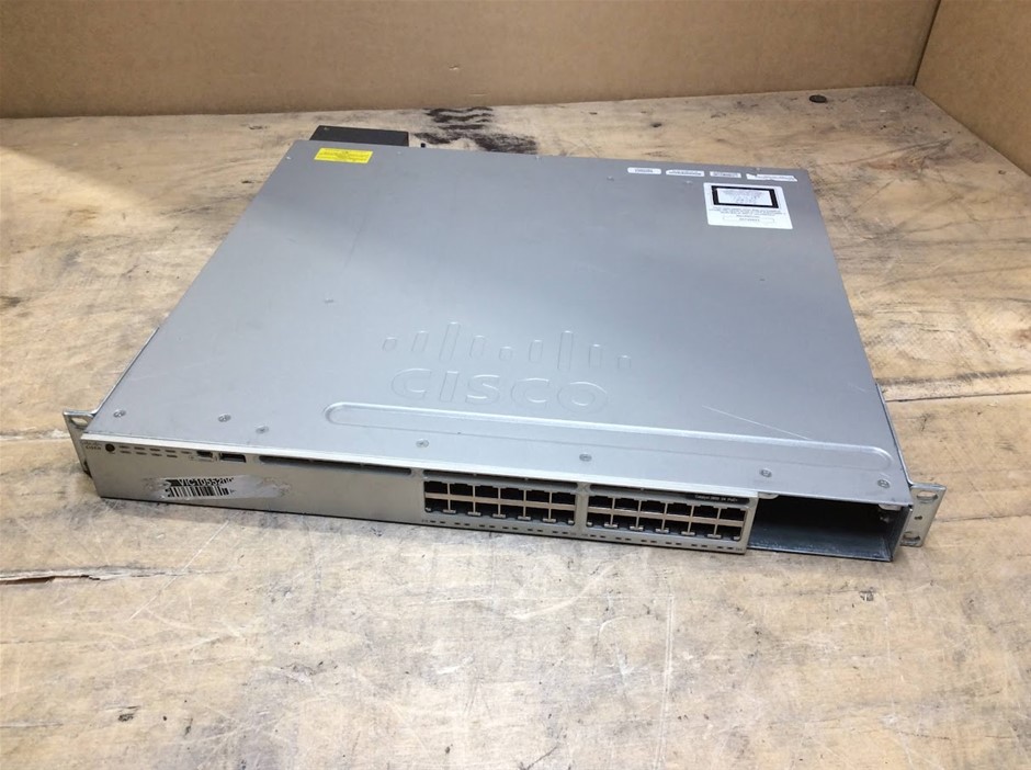 Cisco Catalyst 3850 24 PoE+ Network Switch