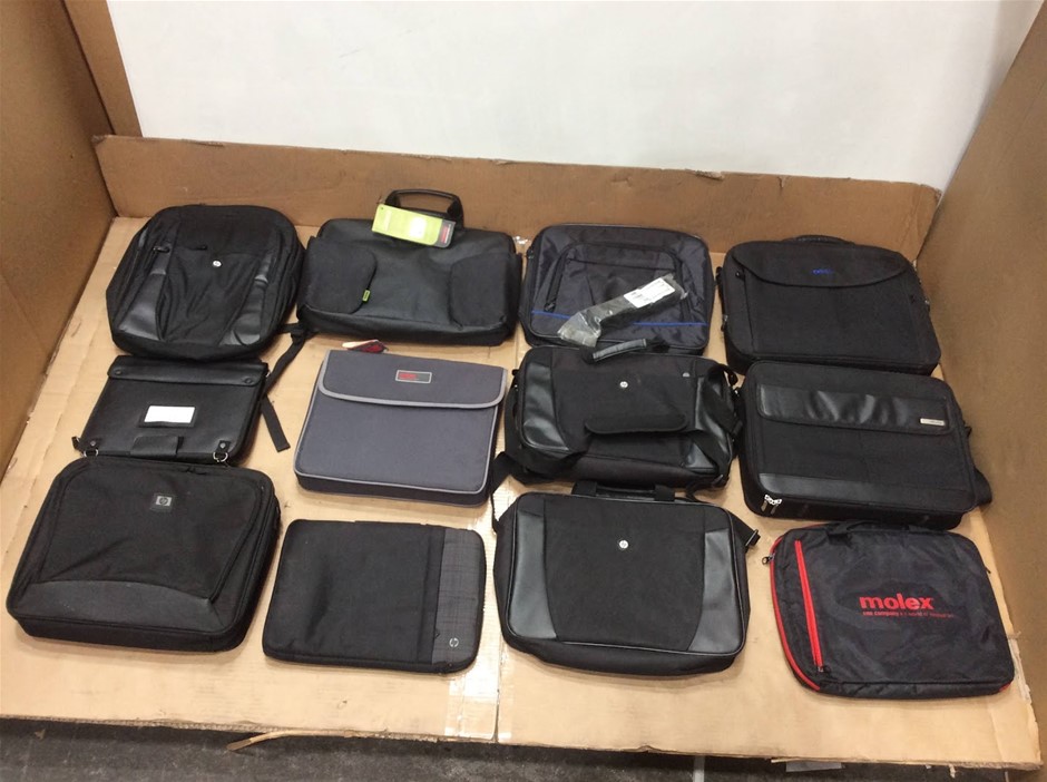 Mixed Brand Laptop Bags And Computer Carrying Cases (Lot of 12)