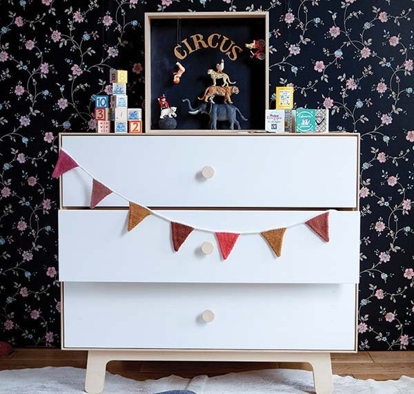 Merlin 3 Drw Dresser