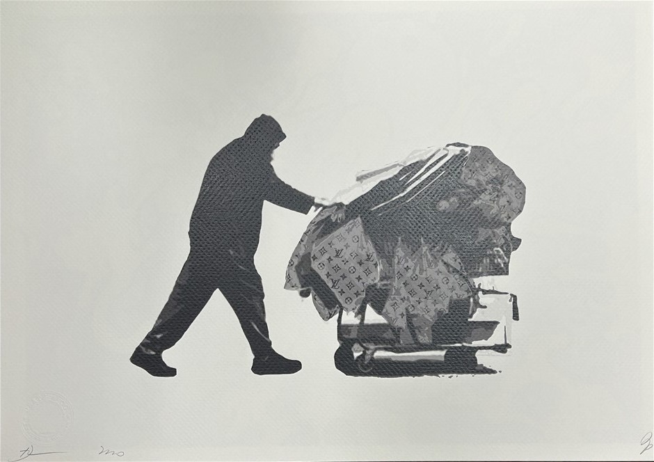 Death Nyc Signed Street Art Print Banksy Louis Vuitton Style