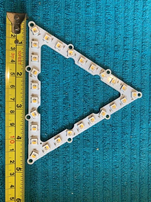 2 x Packets of LED Triangles (Unused)