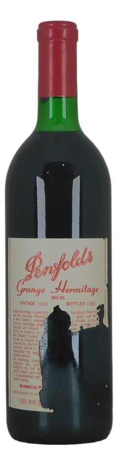 Penfolds Bin 95 Grange Hermitage 1986 (1x 750mL) SA.