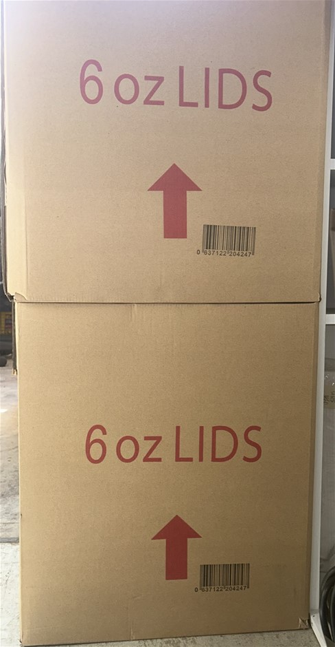 2x Boxes of Coffee Lids (6oz)