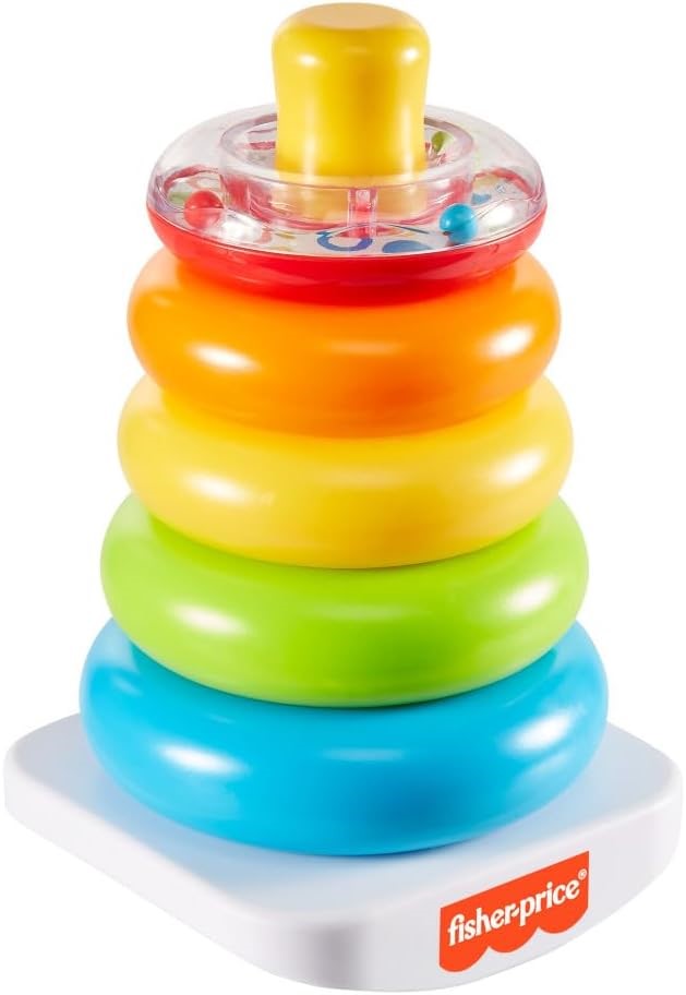 Fisher-Price Baby Toy Pyramid Hoops for Kids 6 Months and Up
