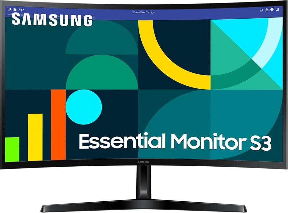 SAMSUNG S36GD Curved Monitor, 27 Inch Size. Buyers Note - Discount Freight