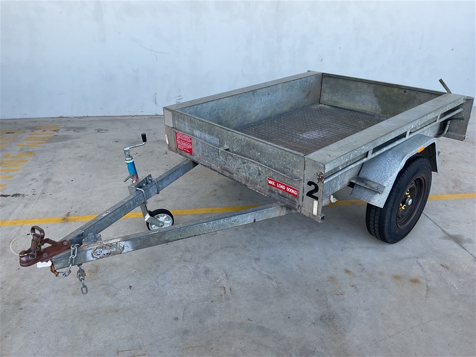 John Papas JPT190 Single Box Trailer