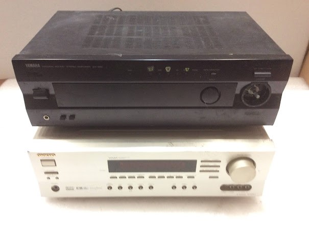 Natural Sound Stereo Amplifier & AV Receiver (Lot of 2)