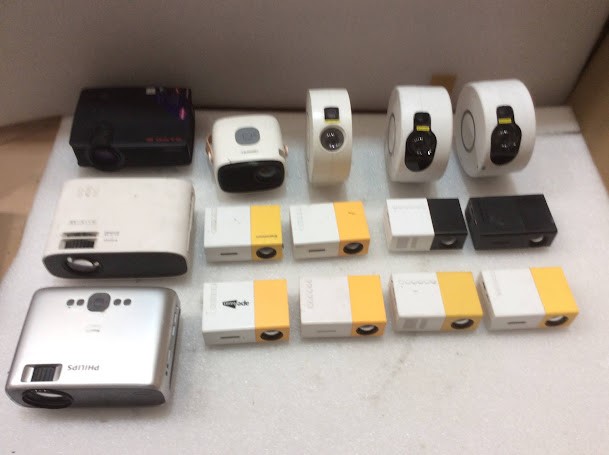 Philips&Egate Mixed Brand and Model Projectors (Lot of 15)