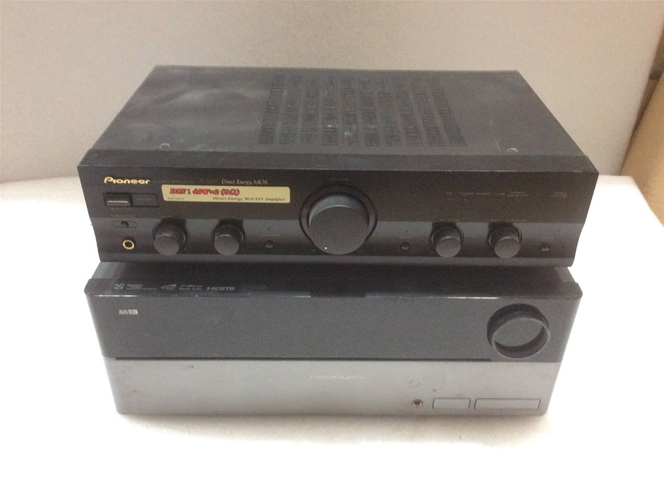 Pioneer A-109 Stereo Amplifier + Harman Kardon AVR 360/230 AV Receiver