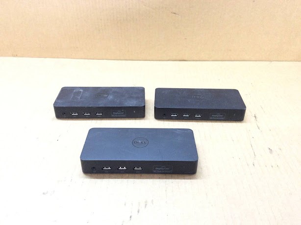 Dell D3100 Docking Station (Lot of 3)