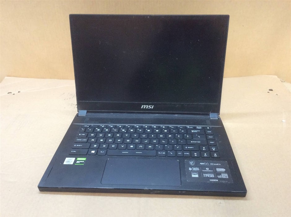 MSI GS66 STEALTH I7 Laptop 8GBRAM 256GB Black