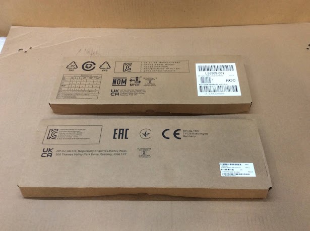 HP USB & Wired Desktop Keyboards - New (Lot of 2)