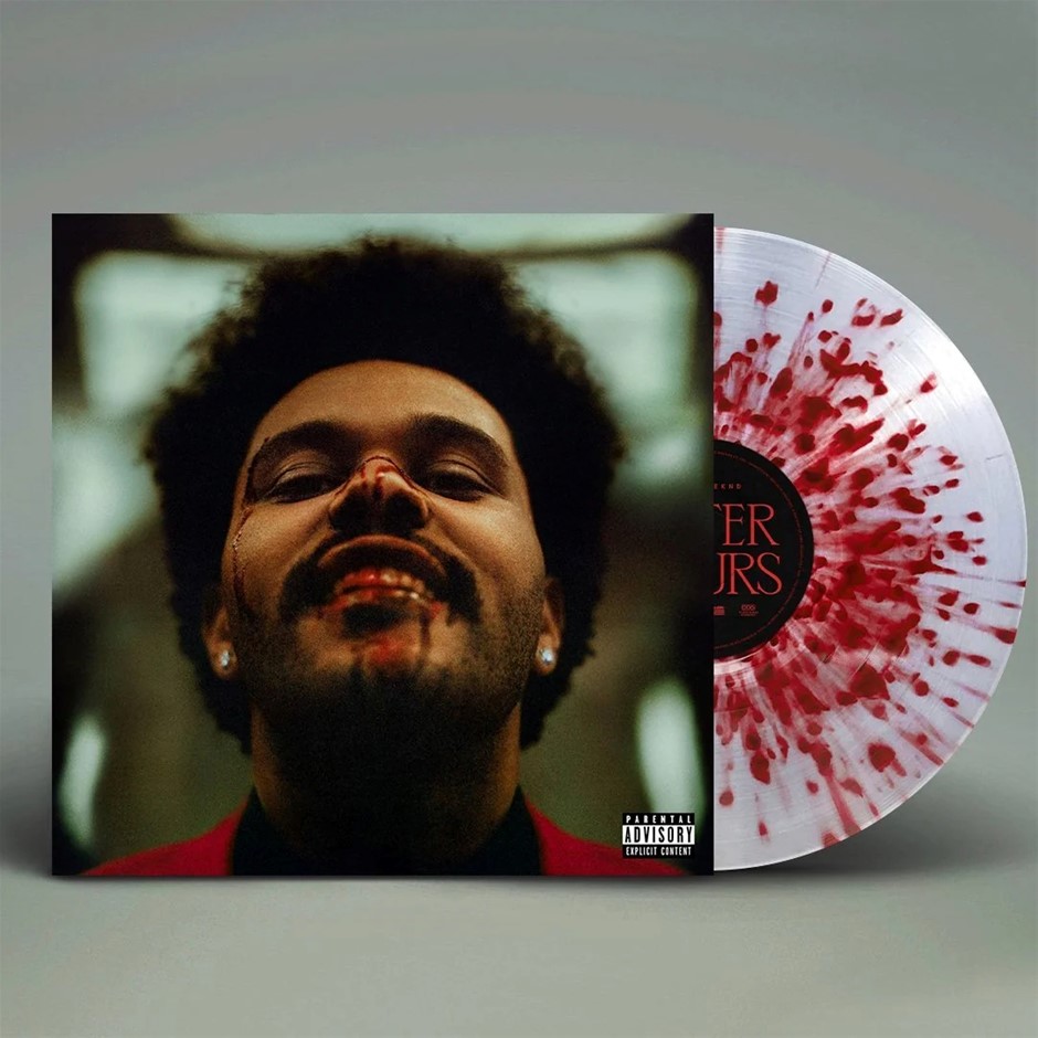 WEEKND "After Hours (X)" 2Lp/Clear W/ Red Splatter Vinyl  Buyers Note - Dis