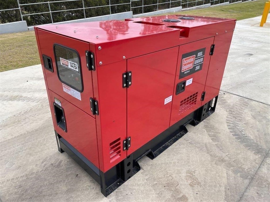 Silenced 25kVA Generator (Unused)