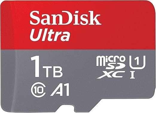 SanDisk 1TB Ultra microSDXC Card + SD Adapter up to 150 MB/s with A1 App Pe