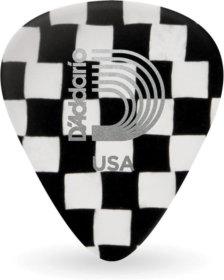 Planet Waves 1CCB6-100 Heavy Checkerboard Celluloid Guitar Picks (Pack of 1